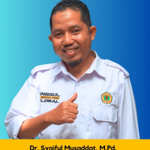 Foto Dr. Syaiful Musaddat, M.Pd.
